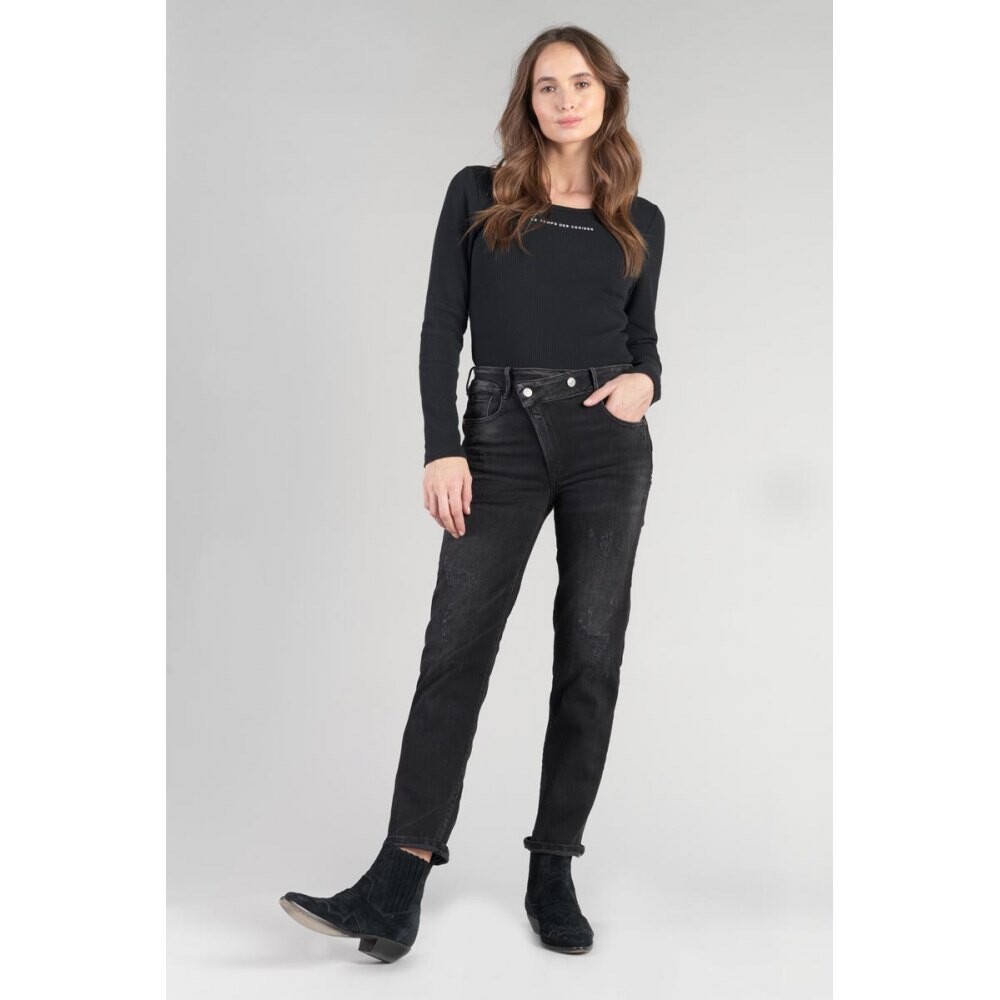 

Джинсы Le Temps Des Cerises Pulp Regular Fit High Waist, черный