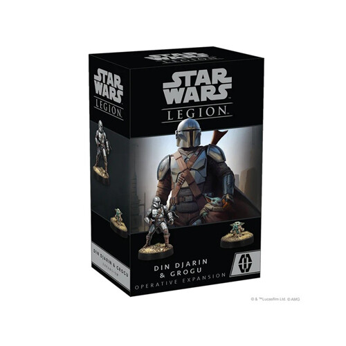 

Фигурки Star Wars Legion: Din Djarin And Grogu Operative Expansions Fantasy Flight Games