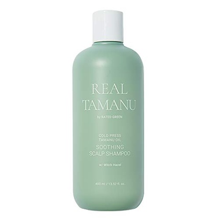 Успокаивающий шампунь для кожи головы с маслом таману для чувствительной и проблемной кожи головы, 13,52 эт. Оз., Rated Green