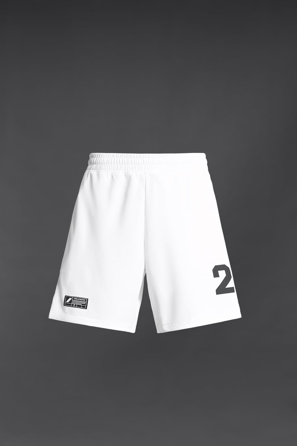 Баскетбольные шорты ZARA, белый шорты zara размер 34 белый