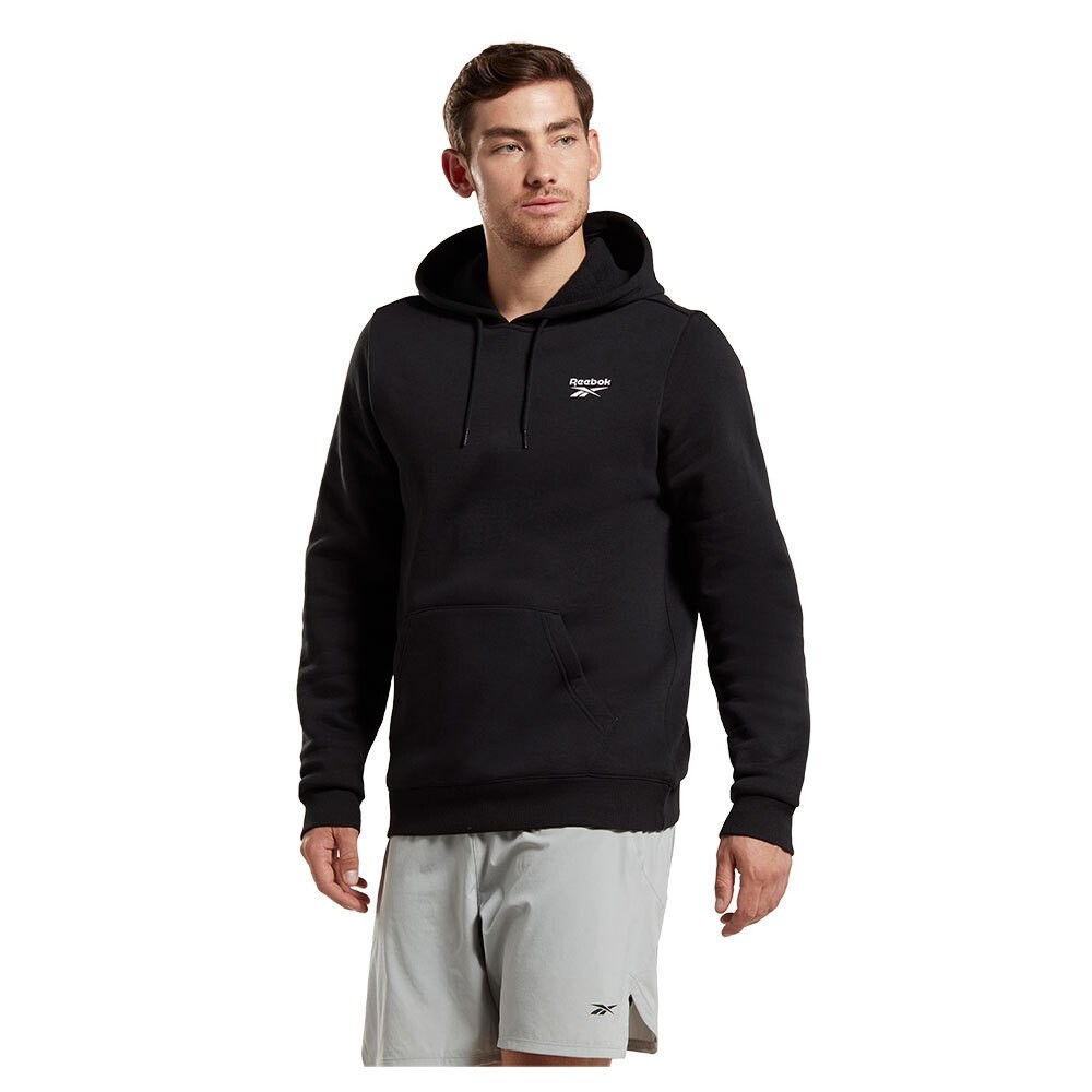 

Худи Reebok Identity Fleece Over-The-Head, черный