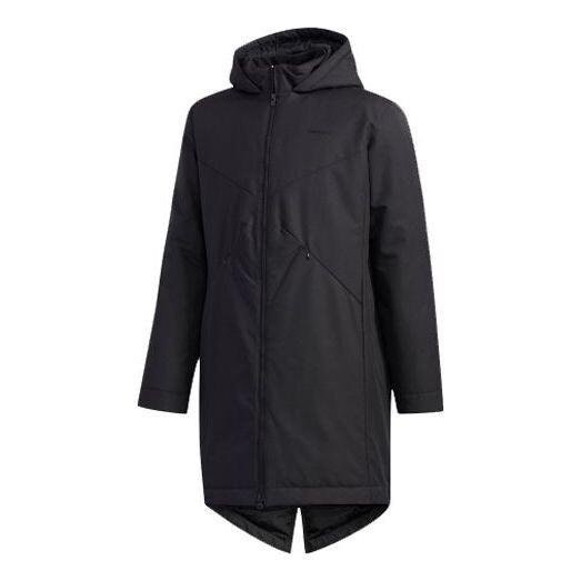 

Пуховик adidas neo Men's Xield Parka Winter Leisure Sports Down Jacket Black, черный