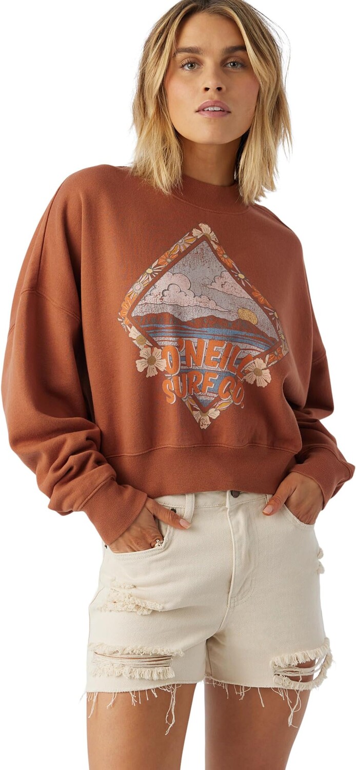 

Толстовка Moment Crop O'Neill, цвет Rustic Brown