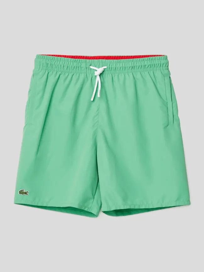 

Шорты-бермуды с нашивкой-лейблом Lacoste, светло-зеленый