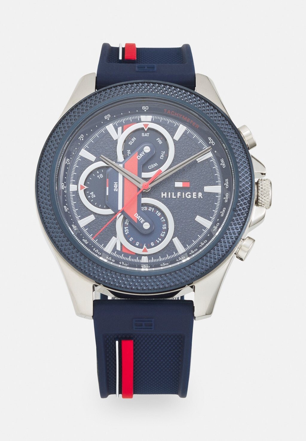 

Хронограф Tommy Hilfiger, синий/красный/серебристый