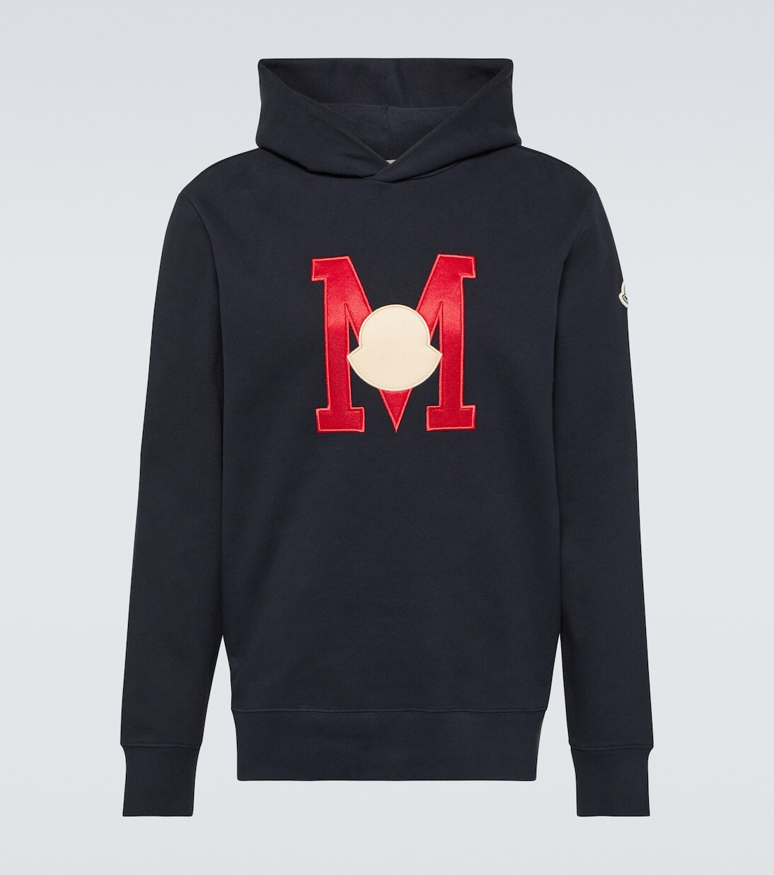 

Толстовка из хлопкового флиса Moncler, синий