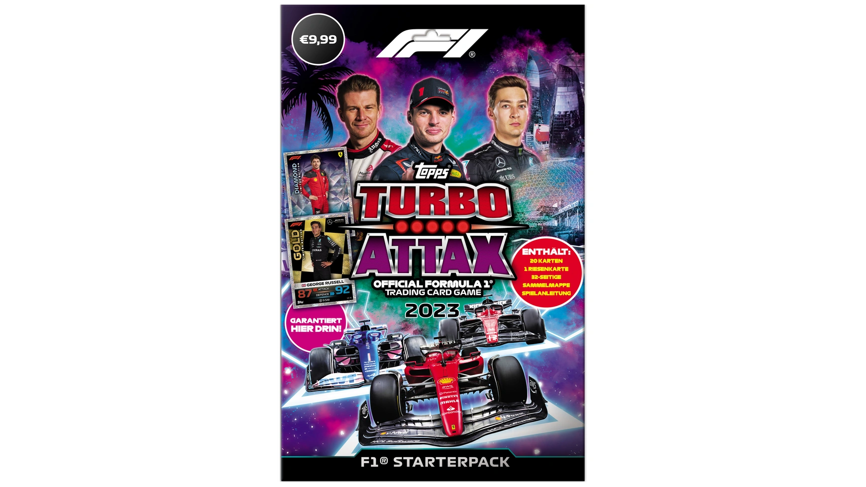 

Topps Официальная коллекционная карточная игра TURBO ATTAX Formula 1 2023 стартовый набор