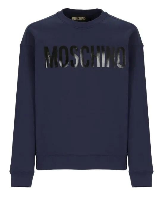 

Толстовка с логотипом Moschino, синий
