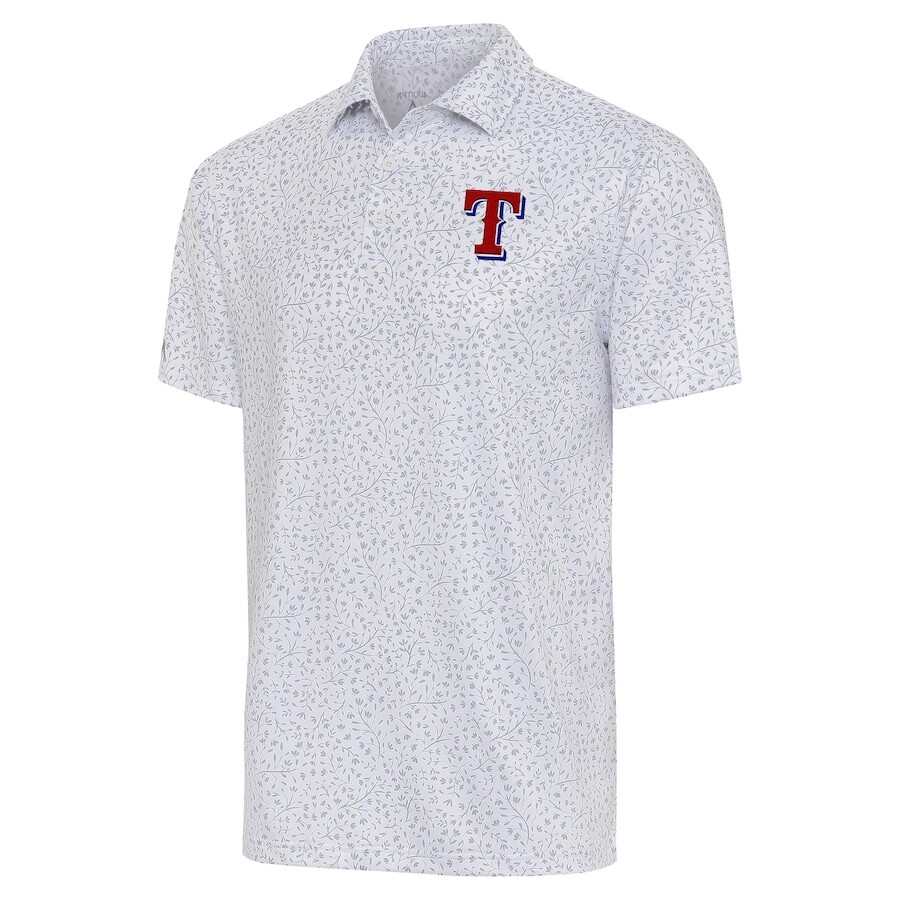 

Поло с коротким рукавом Antigua Texas Rangers, белый