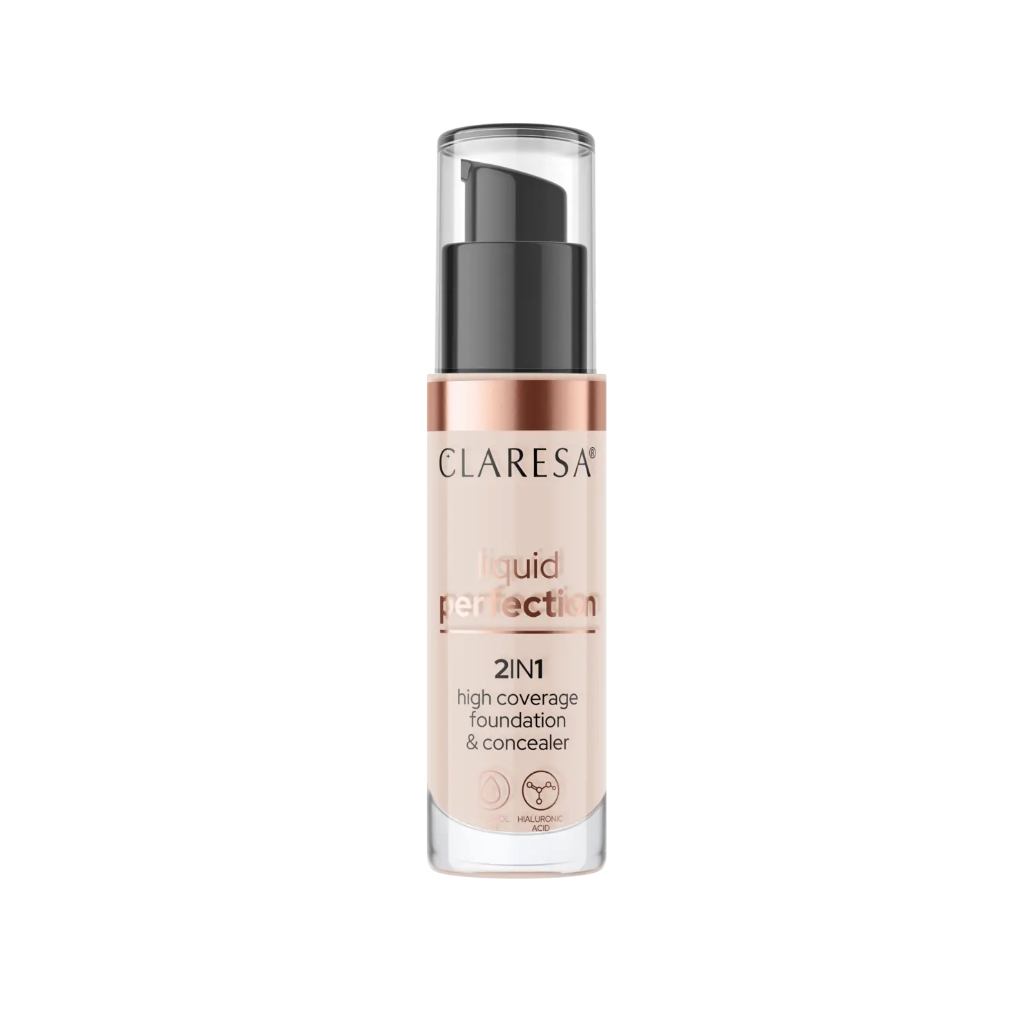 

Консилер и тональный крем для лица 103 cool medium Claresa Liquid Perfection, 34 гр
