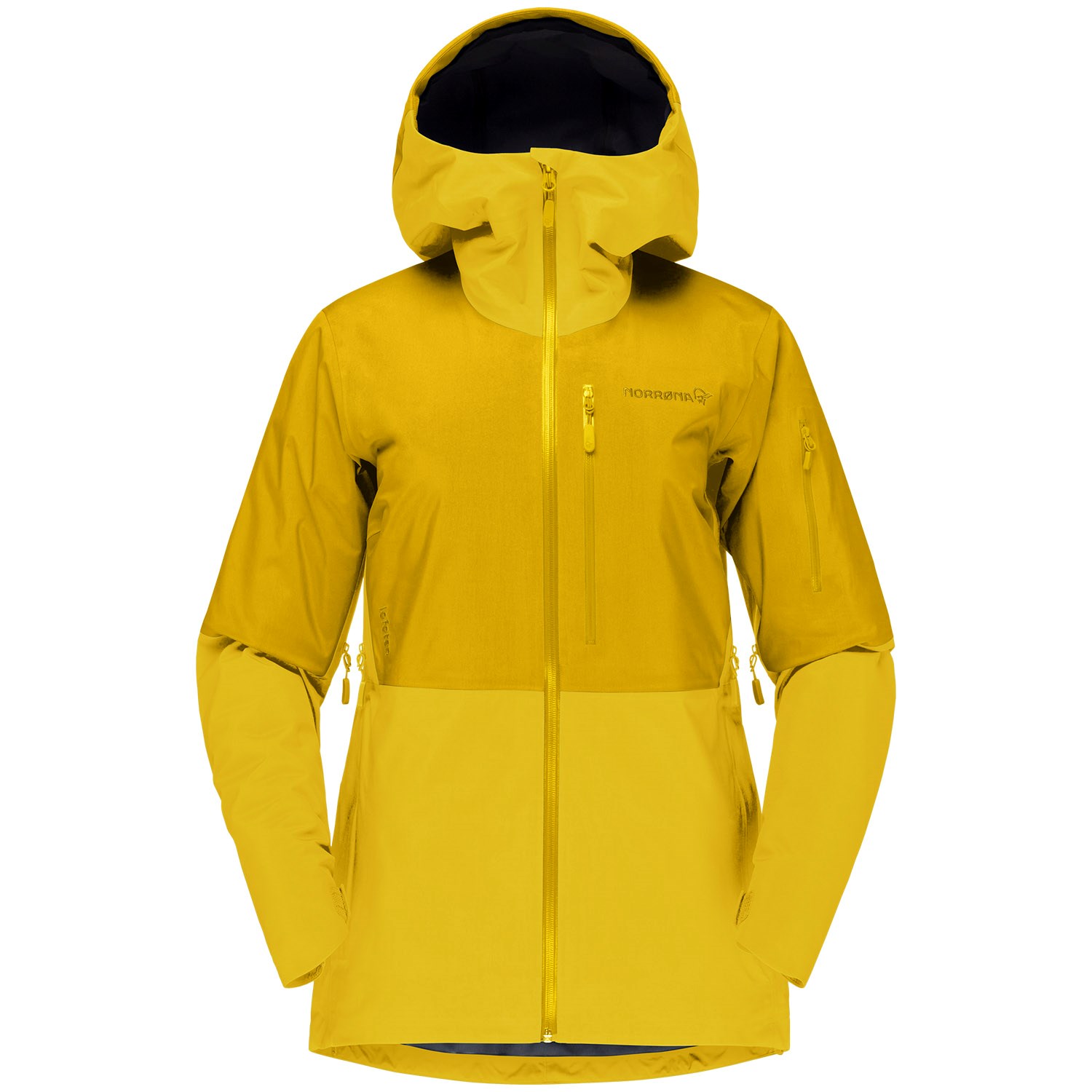 Куртка Norrona Lofoten GORE-TEX, цвет Blazing Yellow/Sulphur