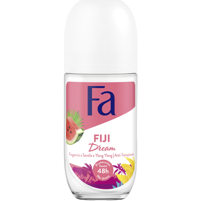 Дезодорант Desodorante Roll On Fiji Dreams Fa, 50 ml fa дезодорант шариковый стекло лайм и кокос