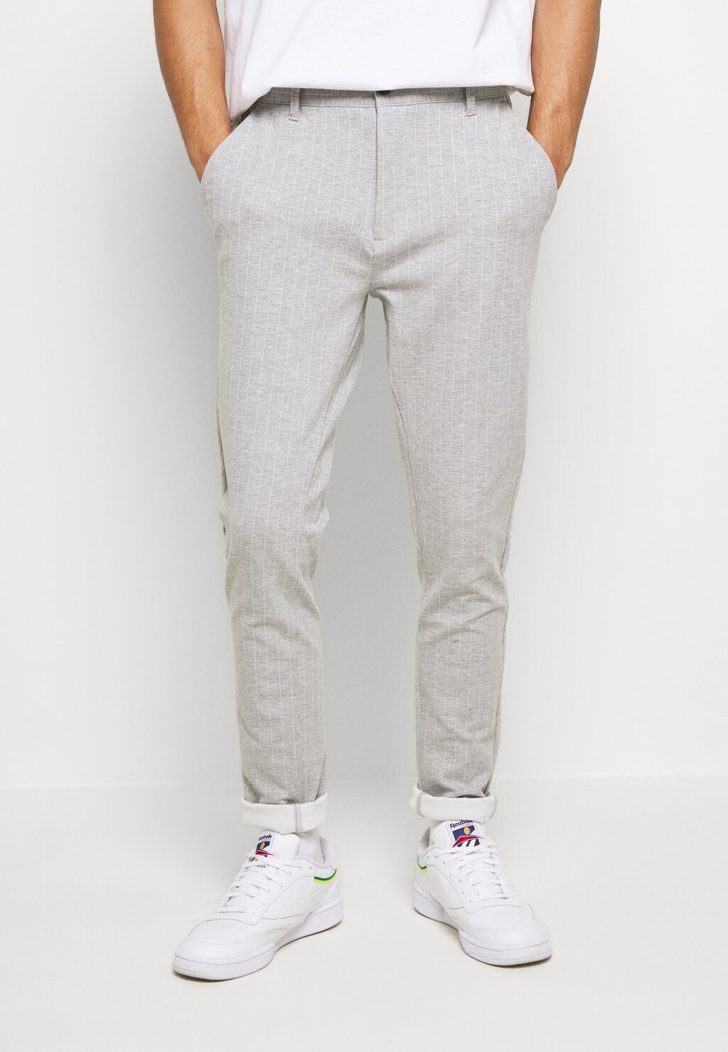 

Брюки PONTE ROMA PLAIN Denim Project, серый