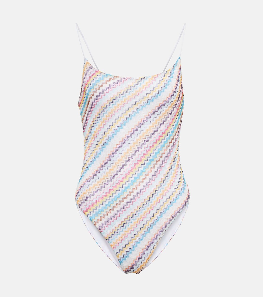 Купальник зигзагообразной вязки Missoni, разноцветный