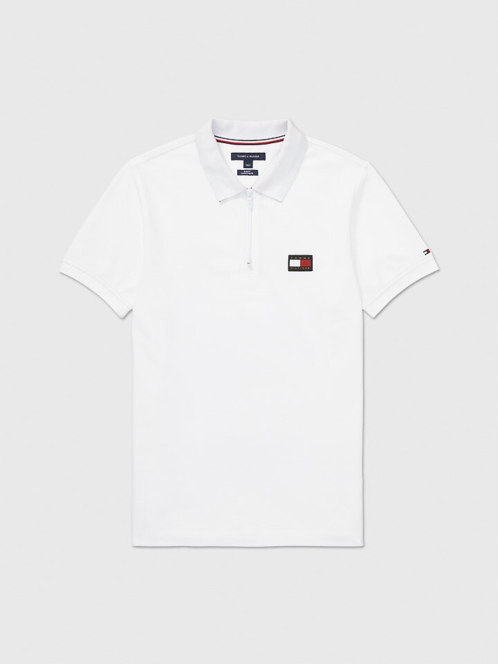 

Поло Slim Fit с поп-воротником Tommy Adaptive