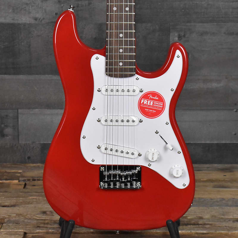 Электрогитара Squier Mini Stratocaster, Laurel Fingerboard, Dakota Red