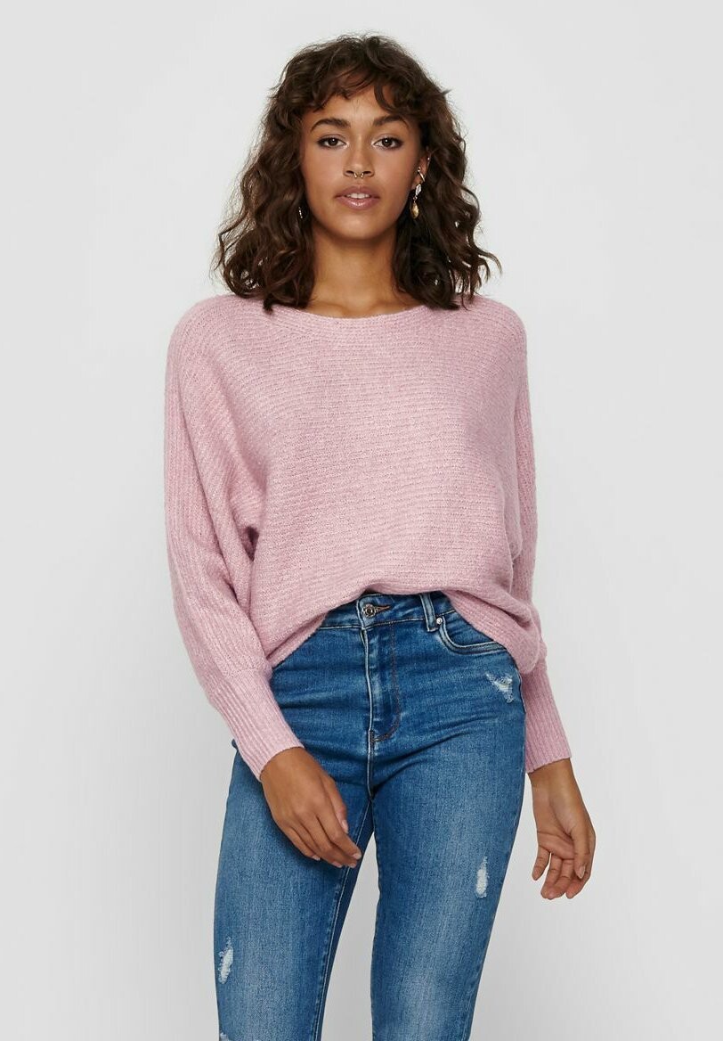 

Джемпер ONLY Onldaniella L/S Noos, woodrose, Серый