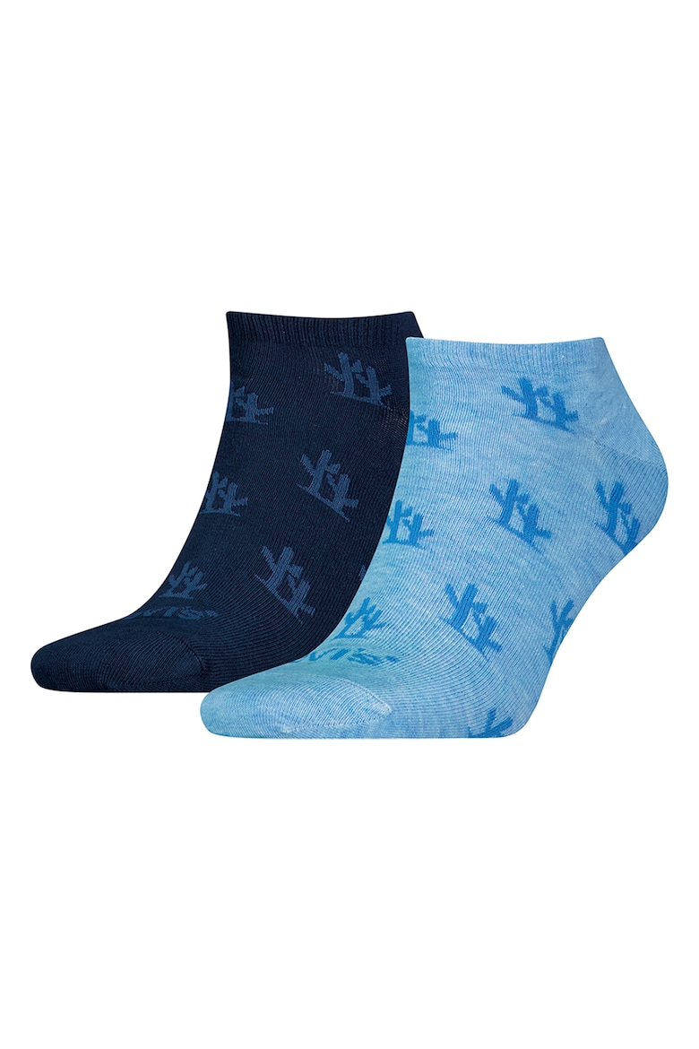 Короткие носки с рисунком - 2 пары Levi'S, синий