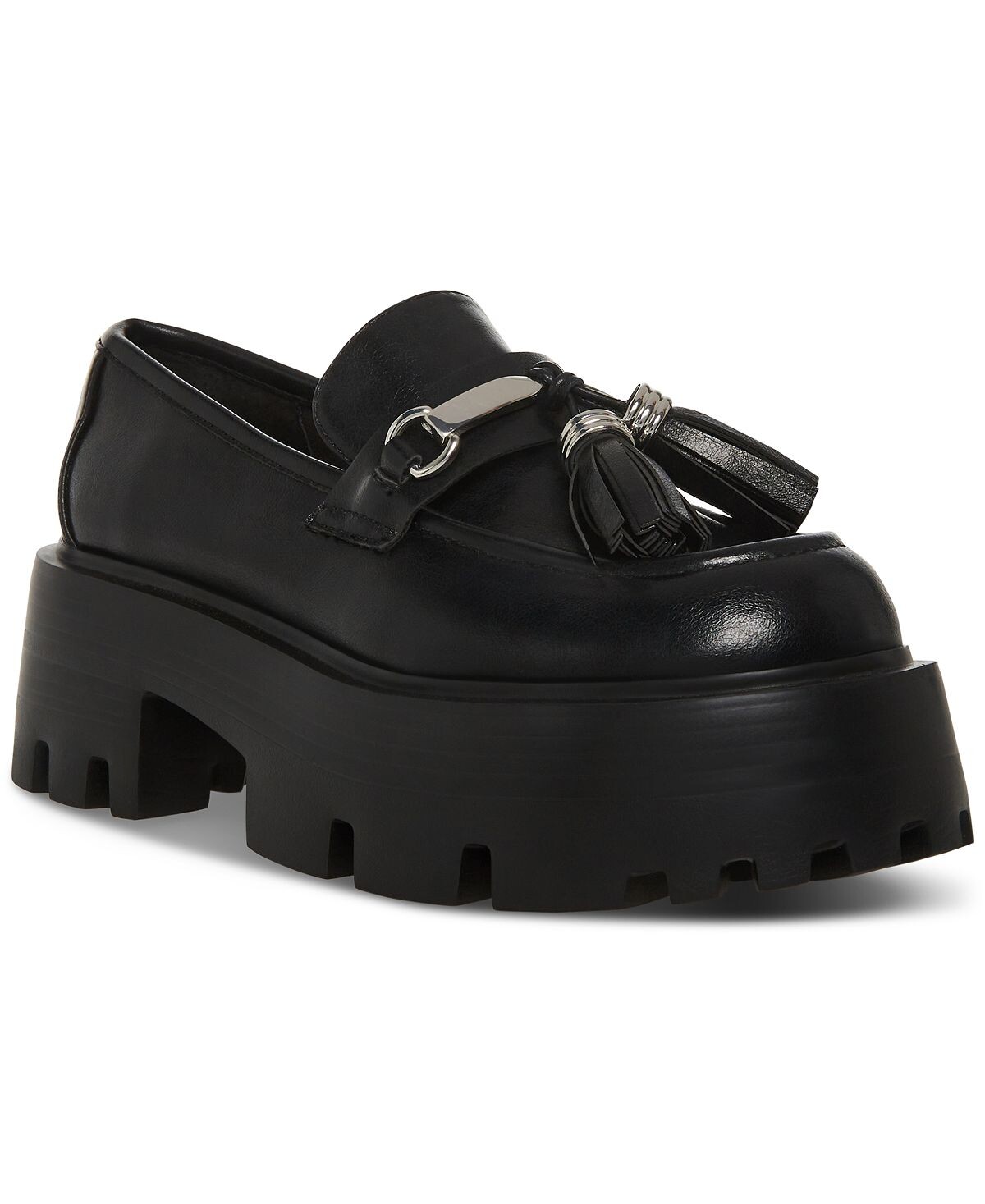 

Женские лоферы на платформе с кисточками и подошвой с выступами Steve Madden