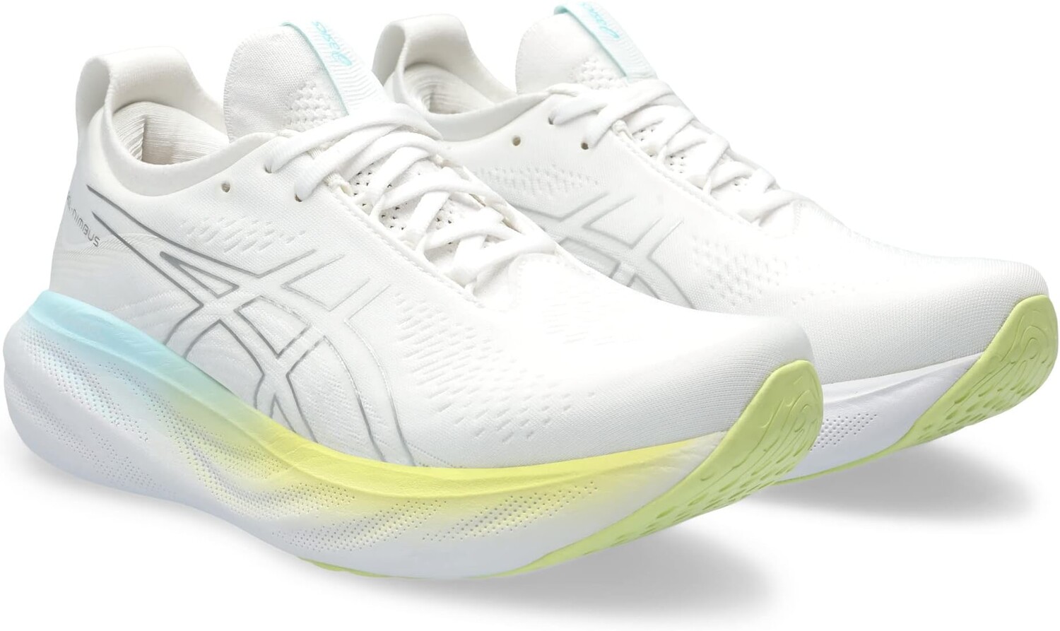 

Кроссовки GEL-Nimbus 25 ASICS, цвет White/Pure Silver, Белый