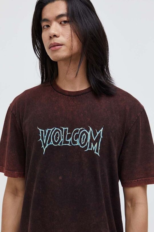 

Хлопковая футболка x MAX SHERMAN Volcom, красный