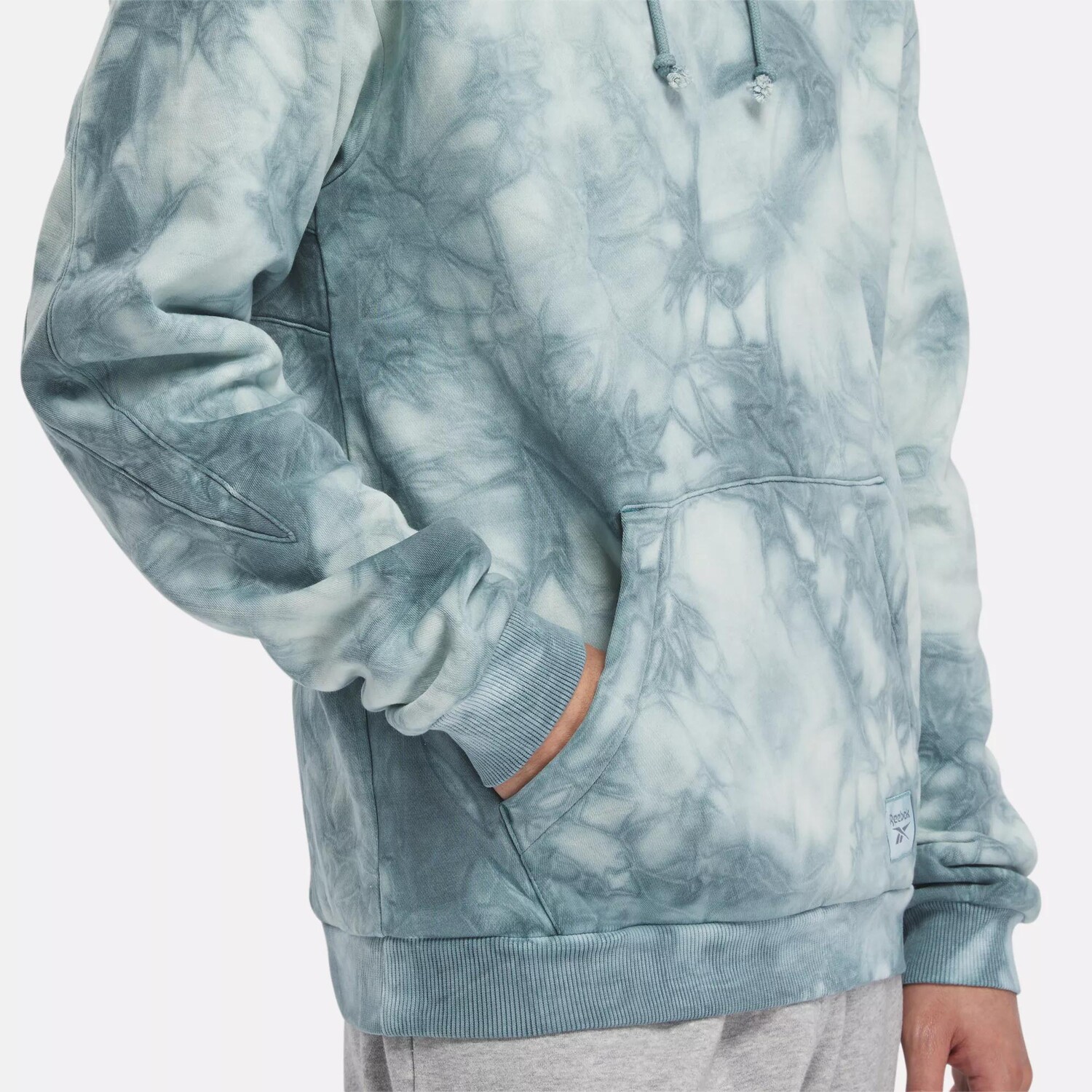 

Толстовка Classics Natural Dye Marble Reebok, цвет Hoops Blue