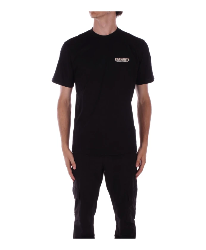

Футболка с логотипом спереди Carhartt Wip, черный