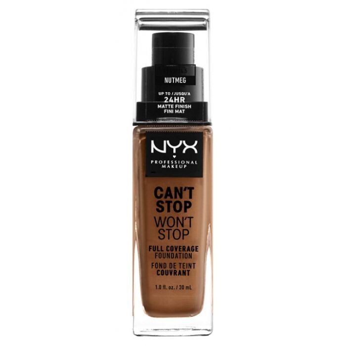 

Тональная основа Can't Stop Won't Stop Base de Maquillaje Nyx Professional Make Up, Nutmeg