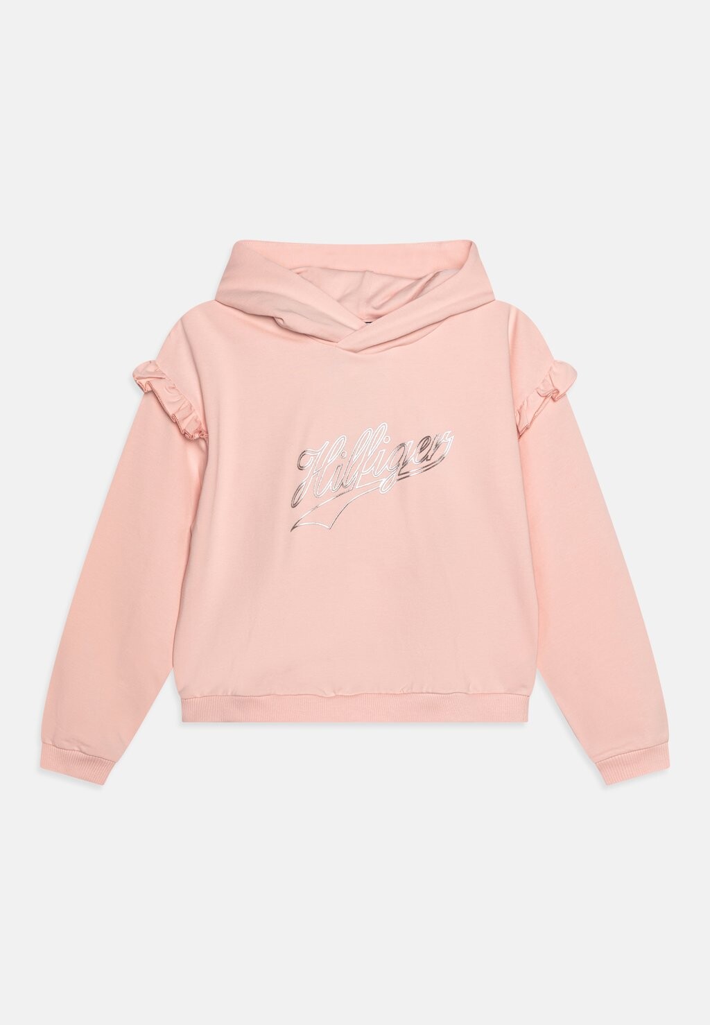 

Худи Script Ruffle Hoodie Tommy Hilfiger, цвет whimsy pink