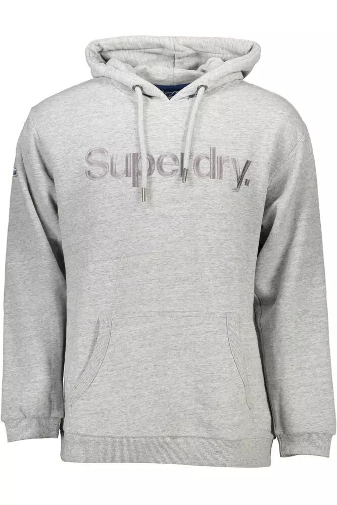 

Мужская толстовка с капюшоном и длинными рукавами Superdry Chic, серый