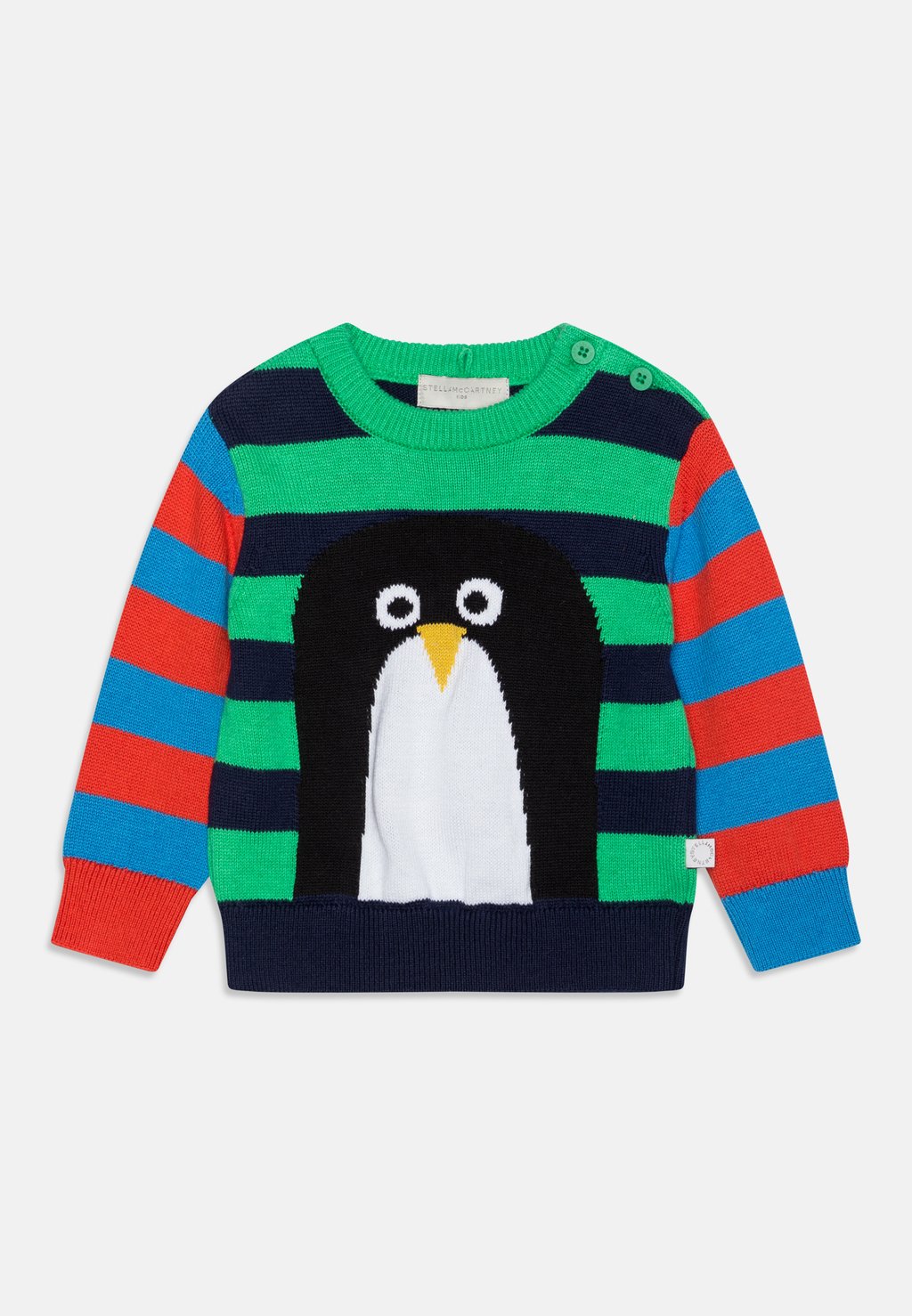 

Вязаный свитер JUMPER PENGUIN BABY Stella McCartney Kids, цвет colourful