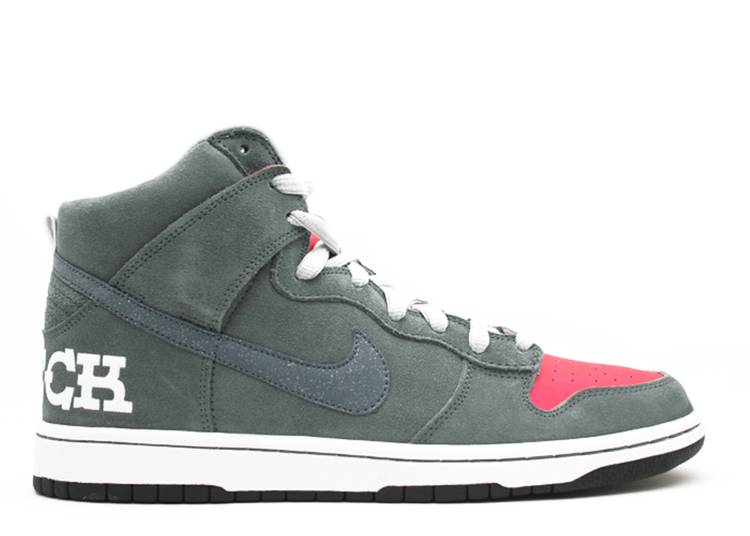 Кроссовки Nike DUNK HIGH PREMIUM SB 'BRAIN WRECK', серый