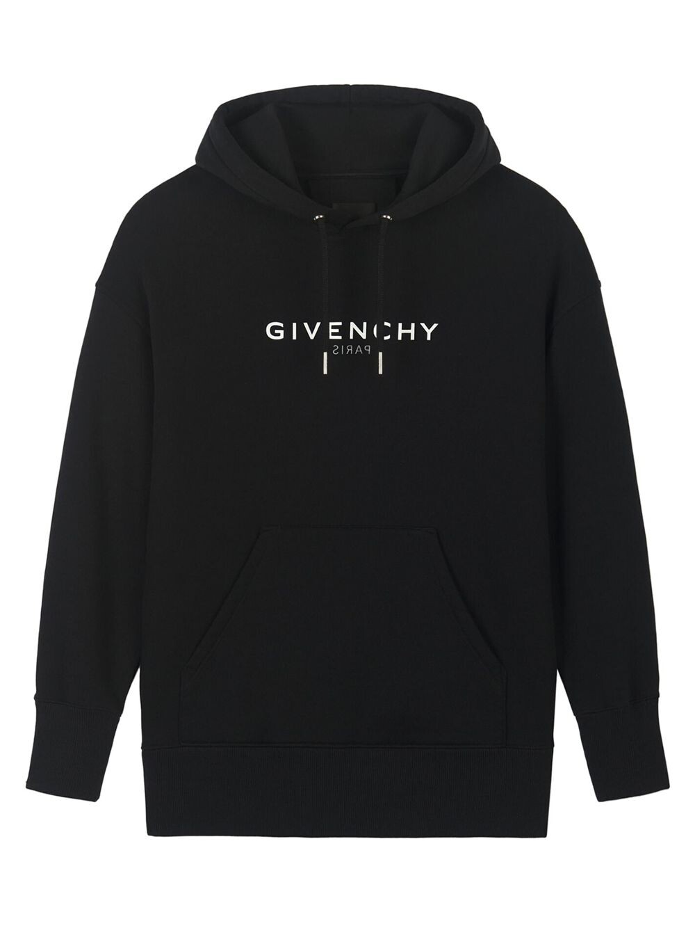

Худи оверсайз с выворотом Givenchy, черный