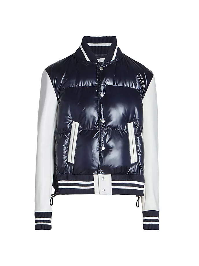 

Утепленная блузонная куртка Sacai, белый