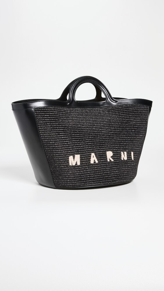 

Сумка-тоут Marni Tropicalia Large, черный