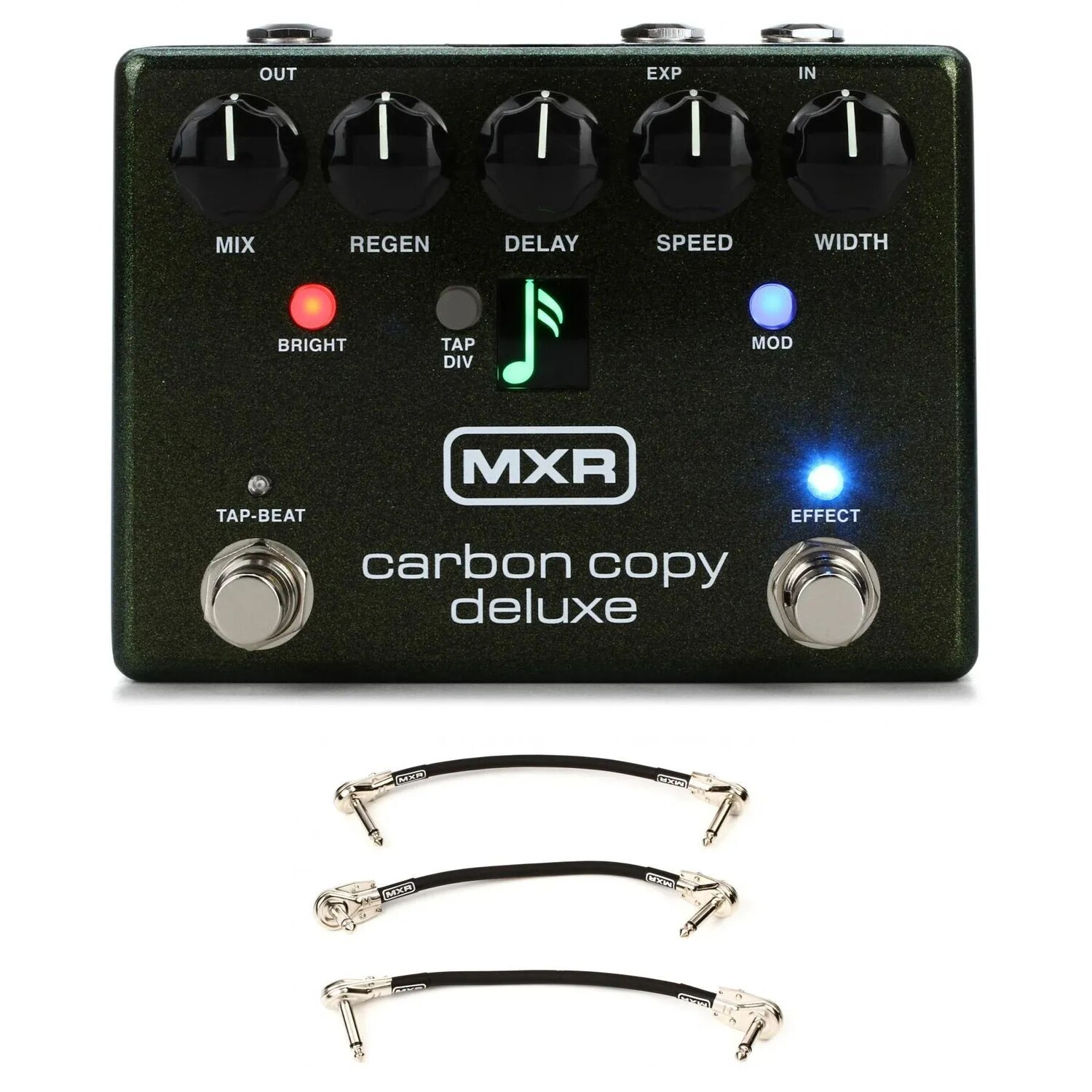 

MXR M292 Carbon Copy Deluxe аналоговая педаль задержки с 3 патч-кабелями