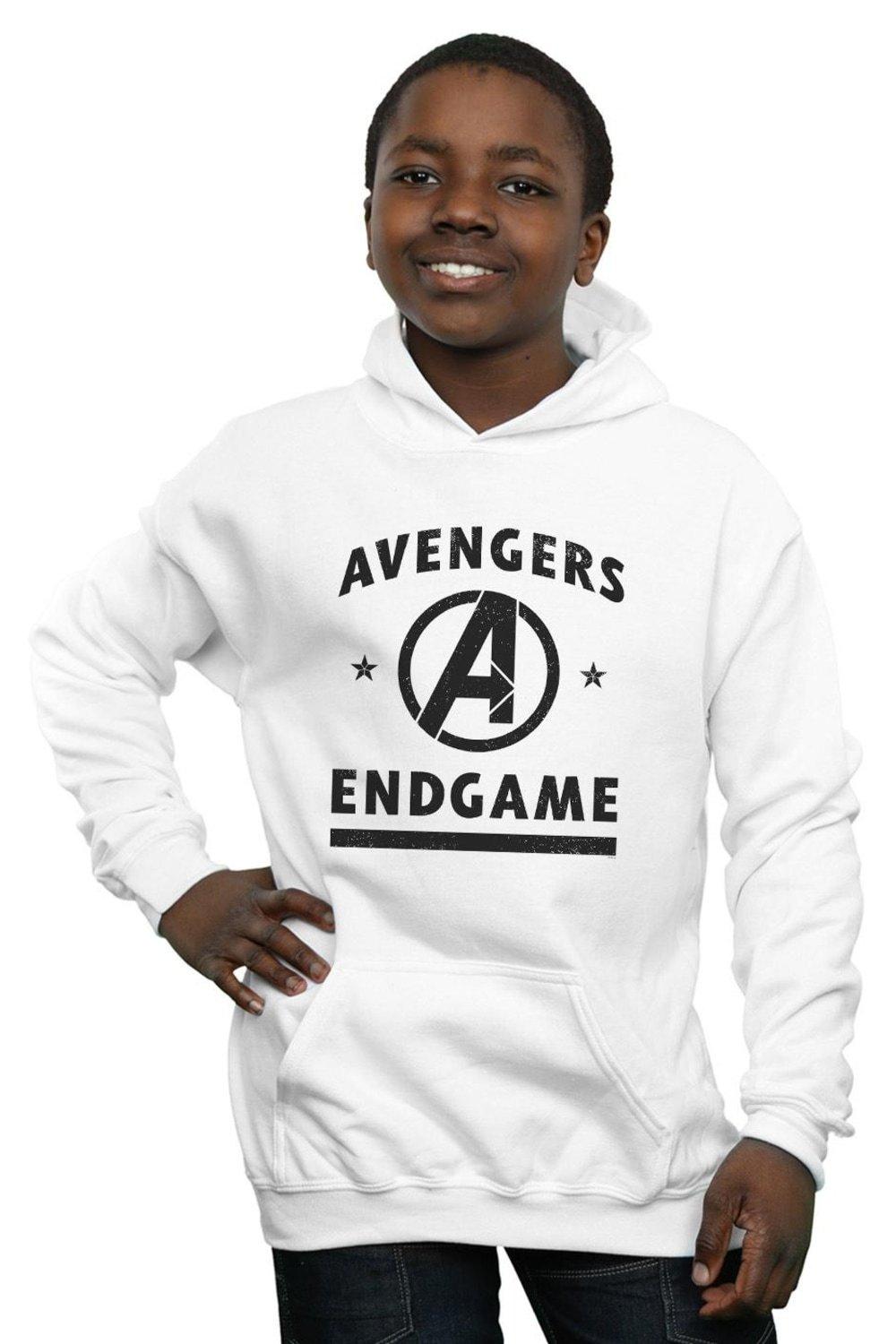 Университетская худи Avengers Endgame Marvel, белый плакат avengers endgame quantum realm suits 255
