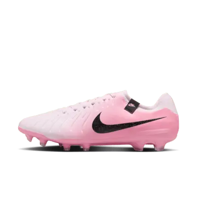 

Бутсы Nike Tiempo Legend 10 Pro FG Low-Top Soccer Cleats, цвет Pink Foam/Black