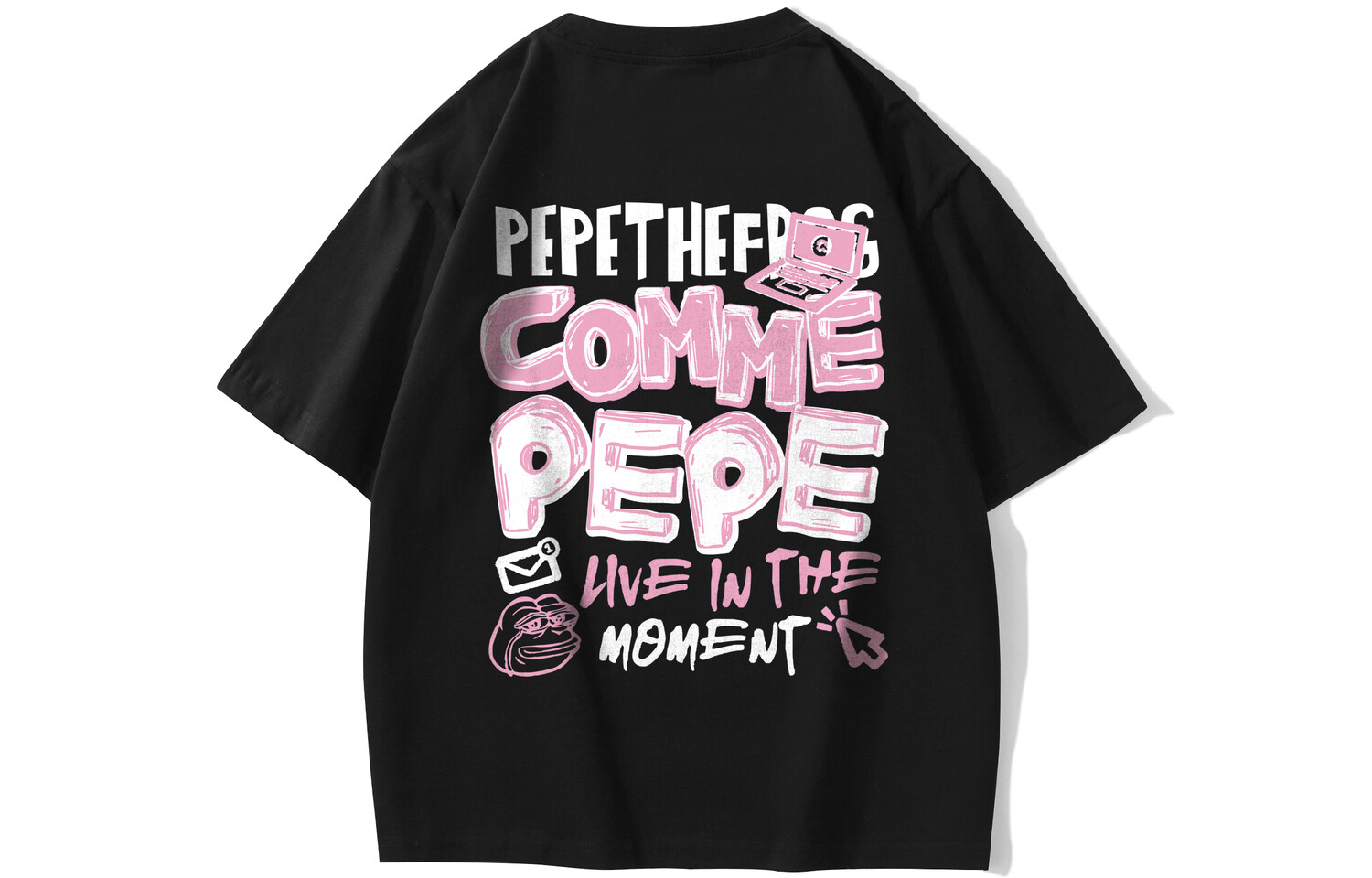 

pepe the frog Футболка унисекс с лягушкой Пепе, Бежевый
