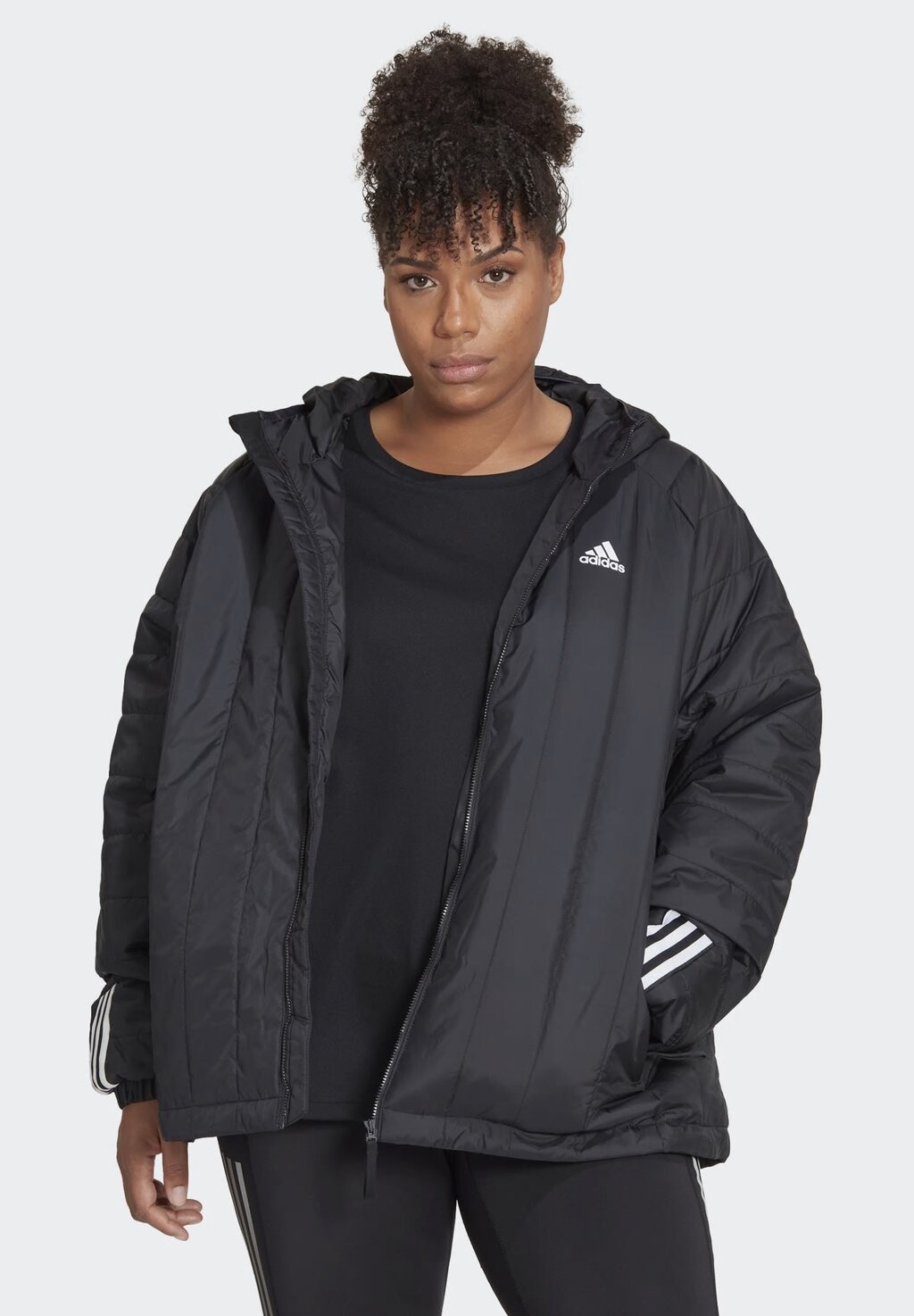 

Зимняя куртка Adidas, черный