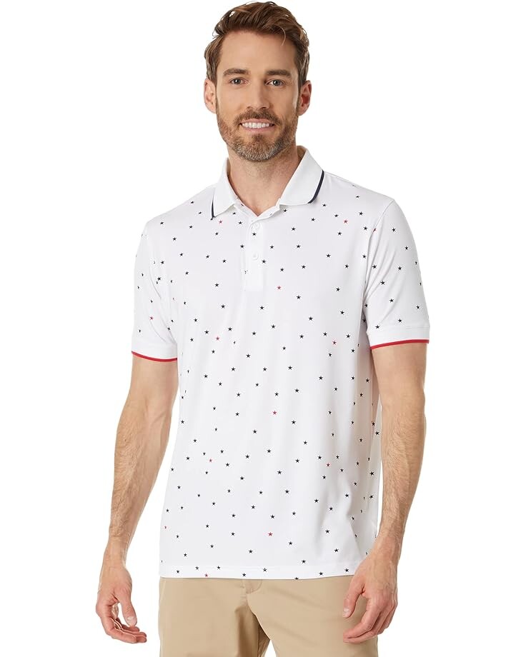 

Поло PUMA Golf Volition Skylight, цвет Bright White/Navy Blazer