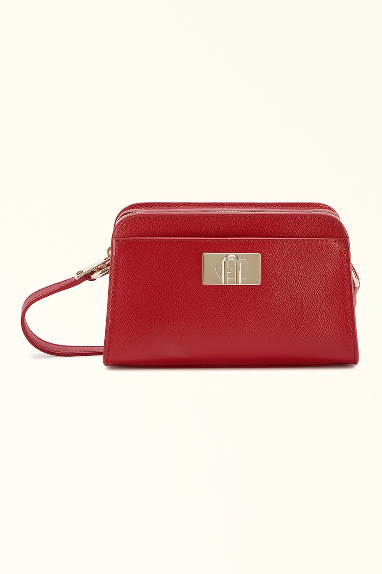 Кожаная маленькая сумка 1927 года Furla, красный