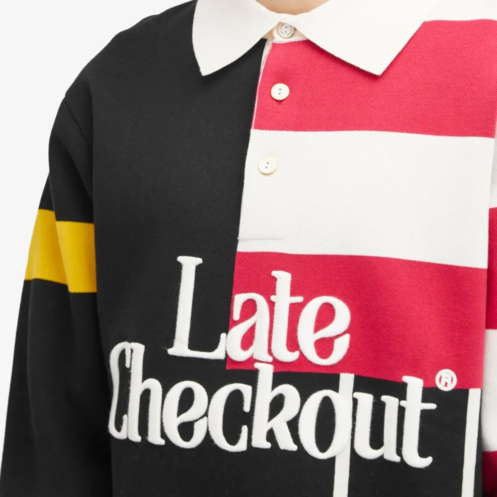 Late Checkout Рубашка для регби с цветными блоками, мультиколор
