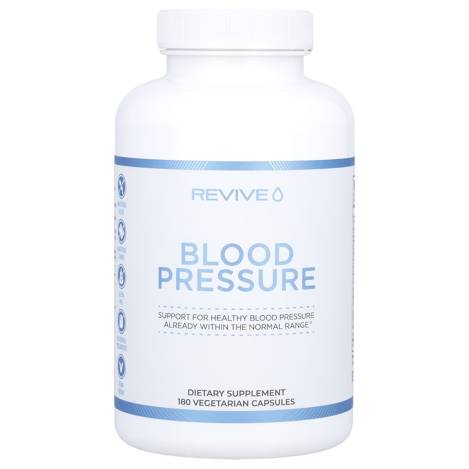 Revive Blood Pressure 180 вегетарианских капсул revive витамин с 200 вегетарианских капсул