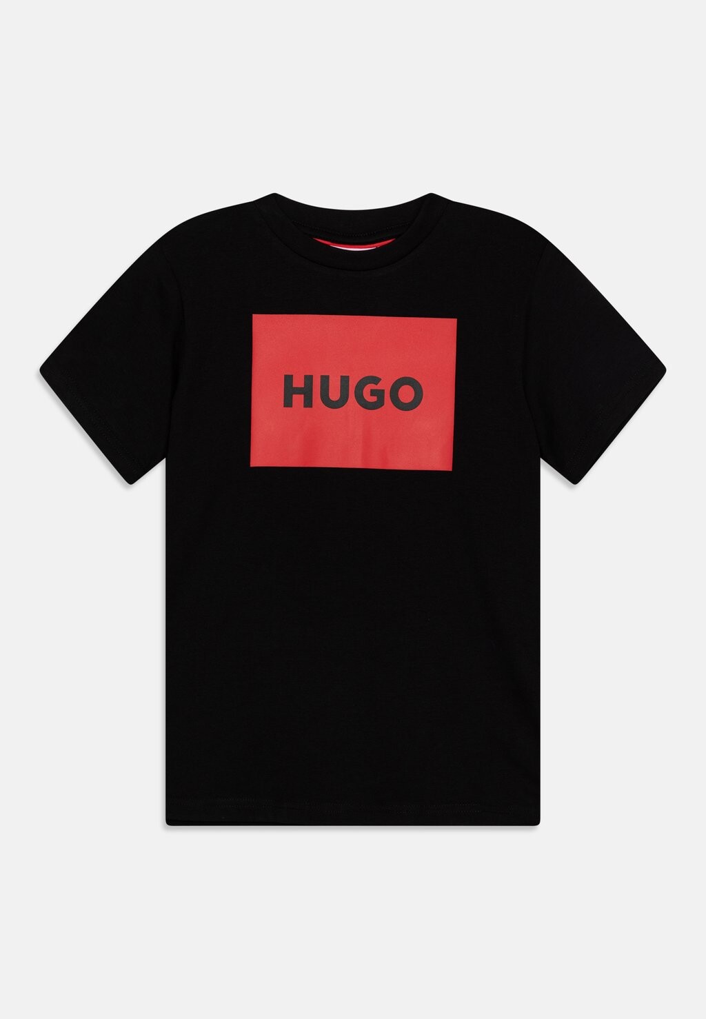

Футболка с принтом SHORT SLEEVES TEE HUGO Kids, цвет black