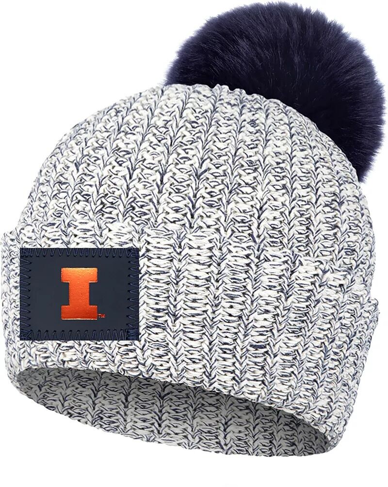 

Серая вязаная шапка с помпоном Love Your Melon Illinois Fighting Illini