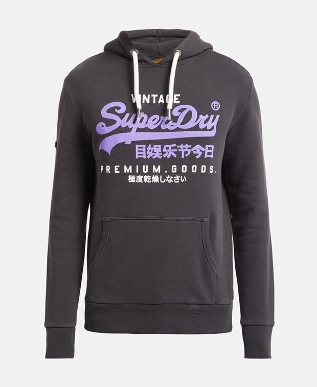 

Худи с капюшоном Superdry, черный