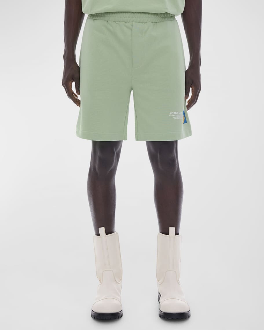 

Мужские спортивные шорты с фотографическим логотипом Helmut Lang