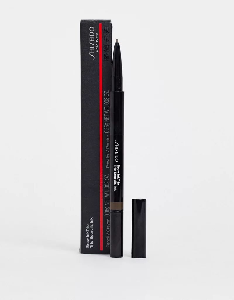 Shiseido – Brow InkTrio – Набор для бровей, Темно-коричневый 03 фотографии