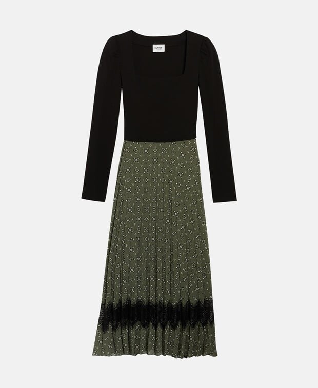 

Длинное платье Claudie Pierlot, темно-зеленый